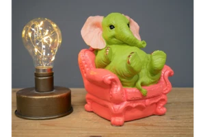 Helle farbige Elefant auf Sessel Handy Halterung Halter Schreibtischständer - Bild 1 von 16