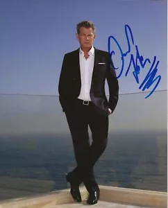 David Foster ECHTE handsignierte Foto COA signierte Schallplatte Produzent - Bild 1 von 2