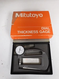 Mitutoyo - model 7321 - Dial Thickness Gage w/ Ceramic Tips - 10/.01mm - PM25 - Picture 1 of 3