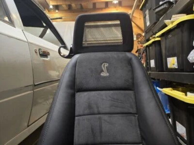 Seat netted headrest like GT Ford Mustang Shelby recaro model Halo type (SUEDE)  - Изображение 1 из 4