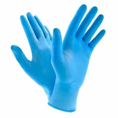 1000 Nitrile Disposable Rubber Black Blue Powder Free Latex Free Gloves M L XL - Image 1 of 4