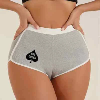 Pantalones cortos de moda Y2K Queen of Spades HOTWIFE BBC QOS CUCKOLD Foto 1 de 4