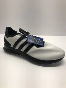 Adidas SL Rise Mens White Black Mesh Athletic Running Shoes Size 10.5 - Picture 1 of 6