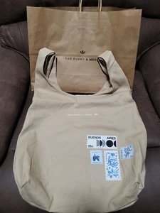Adidas Bad Bunny & Messi Tote Bag & PR Popup Stickers Exclusive - Picture 1 of 4