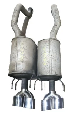 04-08 Cadillac XLR 4.6L V8 Silenciador de escape Silenciadores Puntas dobles Conjunto 9567-s Foto 1 de 4