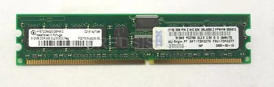1GB Kit 2x512MB RAM Memory for IBM-Lenovo BladeCenter JS20 (PC3200 - R) 73P2277 - Image 1 of 4