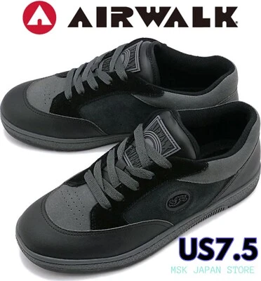 AIRWALK CLASSICS ENIGMA LOW AWC1004 SS25 Negro Años 90 Reimpresión Japón US7.... - Imagen 1 de 4
