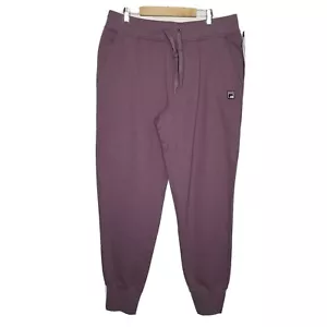 Fila Womens French Terry Jogger, Black Plum, Size Large - Picture 1 of 11