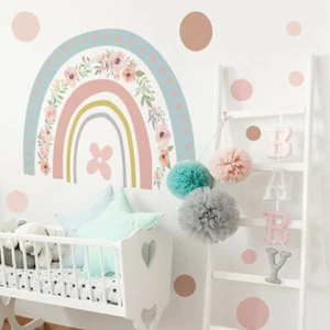 Wandtattoo Aufkleber Wandsticker Regenbogen Spielzimmer Baby Kinderzimmer - Bild 1 von 6