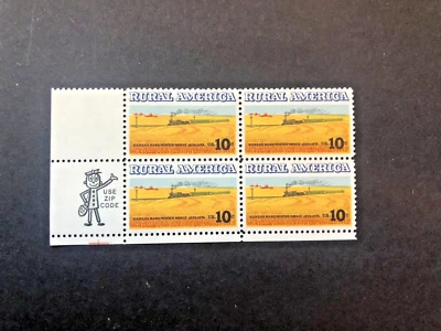 USA - 1974 - 10c Rural America - Block MNH - Image 1 of 2