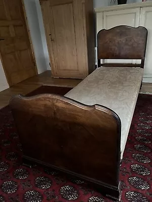 Antique Original Maples Single Bed With Base Interior Design Cottage B&b Chic • 226.91£