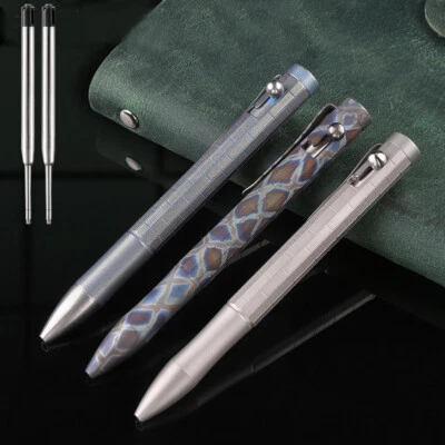 HIGH QUALITY Titanium Business Pen Office Signature Outdoor Travel Pocket EDC - Image 1 of 4