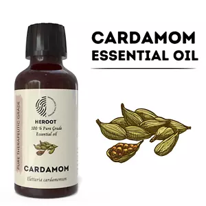 Cardamom Essential Oil - Premium Oil for Digestive Wellness Calming Aroma - Picture 1 of 7