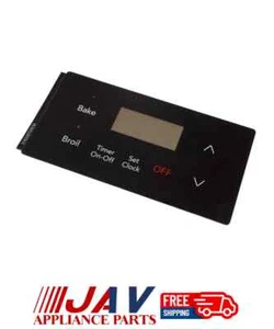 For Kenmore Range Oven Control Overlay Black Inv# RS299 - Picture 1 of 1