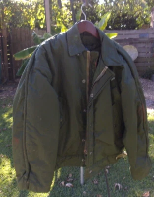 Military Mens extreme Cold Weather Flyer's Jacket  Size med 38/40 with liner - Image 1 of 4
