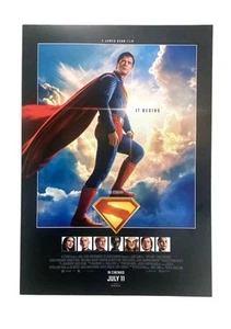 Superman it begins official 2025 A3 Odeon movie cinema Poster - Imagen 1 de 1