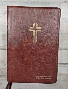 The Open Holy Bible Students Edition McBirnie Study Guide KJV Genuine Leather 75 - Picture 1 of 10