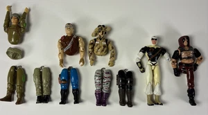 Vintage GI Joe Figure Parts Lot Zartan Sgt Slaughter Zap - Picture 1 of 11