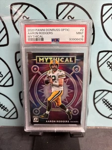 Panini Donruss Optic Mythical 2020 Aaron Rodgers #MY-2 PSA 9 - Imagen 1 de 2