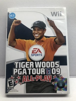  Tiger Woods PGA Tour 09 All-Play (Nintendo Wii, 2009) Sports Golf - Complete - Image 1 of 4