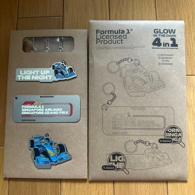 Singapore Grand Prix 2023 F1 Commemorative Keychain Unused Opened - Image 1 of 4