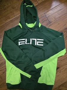 Sudadera con capucha verde Nike Elite para hombre ropa deportiva activa talla grande L - Imagen 1 de 3