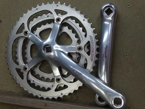 CAMPAGNOLO MIRAGE TRIPLE Chainset 175 mm 52 x 42 x 32 good condition 9/16ths - Picture 1 of 7