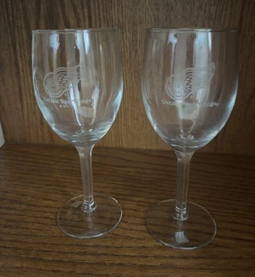 Copas de vino Detroit Red Wings - dos - ÚNICAS - NUEVAS Foto 1 de 2