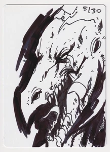 Signed FOIL Sarkhan the Dragonspeaker Proof Sketch LP Artist Daarken MTG AP 5/30 - Picture 1 of 2