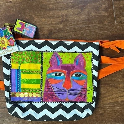Bolso Bandolera Laurel Burch Colorido Gato Foto 1 de 4