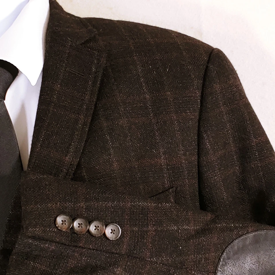 Abrigo deportivo Marc New York para hombre 40R ventana codo parche blazer 2 Bttn 2 ventilaciones Foto 1 de 4