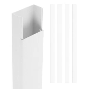 4Stk Schnur Hider Wand 17" x2" x1" Kabel Abdeckung Selbstklebende Draht Hider - Bild 1 von 7