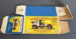 Matchbox 1912 Rolls-Royce BOX ONLY vintage 1960s Models of Yesteryear Y-7 Lesney - Picture 1 of 7