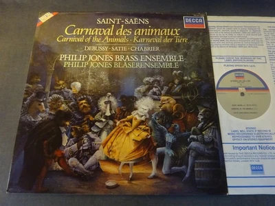 SAINT-SAENS - CARNIVAL OF THE ANIMALS / DEBUSSY / SATIE etc LP, DECCA 410 125-1 - Image 1 of 4