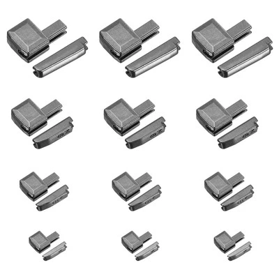 Kit de reparación de cremallera #3 #5 #8 #10 apto para chaqueta (12 pares, negro) Foto 1 de 4