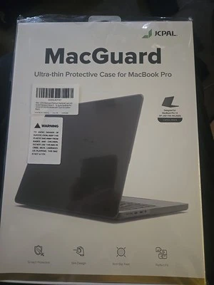 Capa protetora JCPAL MacBook Pro 14" (2021 M1, 2023 M2, 2023 M3) marrom E63 - Imagem 1 de 2