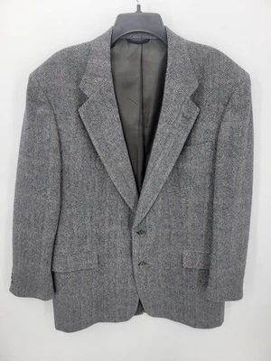 Austin Reed Blazer Jack Sport Coat Mens 44 Tweed Wool Two Pocket Notch Collar - Image 1 of 4