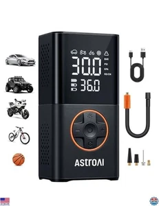 AstroAI L7 Cordless Mini Tire Inflator - Portable Air Compressor, 150 PSI, LED - Picture 1 of 6