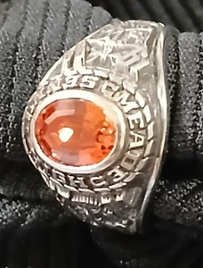 1984 FORT MEADE MUSTANGS SENIOR HIGH SCHOOL DAMEN RING FORT MEADE MARYLAND  - Bild 1 von 12