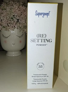 SUPERGOOP! (RE) Setting Translucent Mineral Powder SPF 35 NEW 0.15 oz Exp 2/2026 - Picture 1 of 9