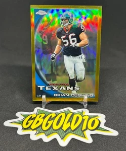 2010 Topps Chrome - Brian Cushing #C104 Gold Refractor /50 - Picture 1 of 2