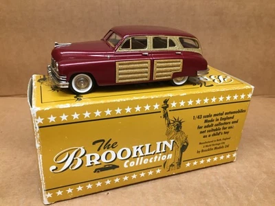 MODELOS BROOKLIN METAL 1:43 1948 PACKARD OCHO WOODY WAGON GRANATE METÁLICO BRK43B Foto 1 de 4