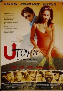 G30109 Kinoplakat - U-TURN Sean Penn, Billy Bob Thornton, Jennifer Lopez GEROLLT - Picture 1 of 2