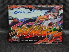 2023 Leaf Metal Draft Football Autos! All Numbered. You Pick!