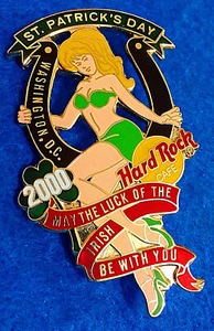 WASHINGTON DC *PROTOTYP* ST PATRICK LUCK OF THE IRISH GIRL Hard Rock Cafe PIN 2 - Bild 1 von 1