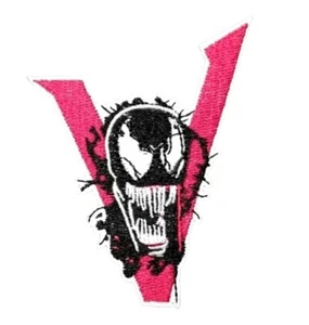 Classic Comics Character Venom Face Embroidered Iron on Patch - Picture 1 of 1