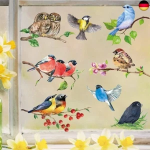 HPNIUB Fensterbilder Frühling Selbstklebend,Fensterbilder - Bild 1 von 8