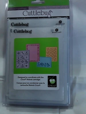 Cuttlebug Embossing Folders  2000413 Emboss Robotz 4 pack new and unopened  - Image 1 of 3