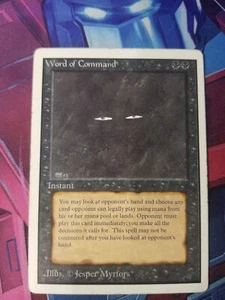 Word of Command (Unlimited Edition) LP vintage MTG RARE - Picture 1 of 2