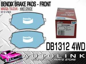 BENDIX BRAKE PADS FRONT FOR SUZUKI GRAND VITARA 1.6lt 2.0lt, 2.5lt V6 1998-2005 - Picture 1 of 2